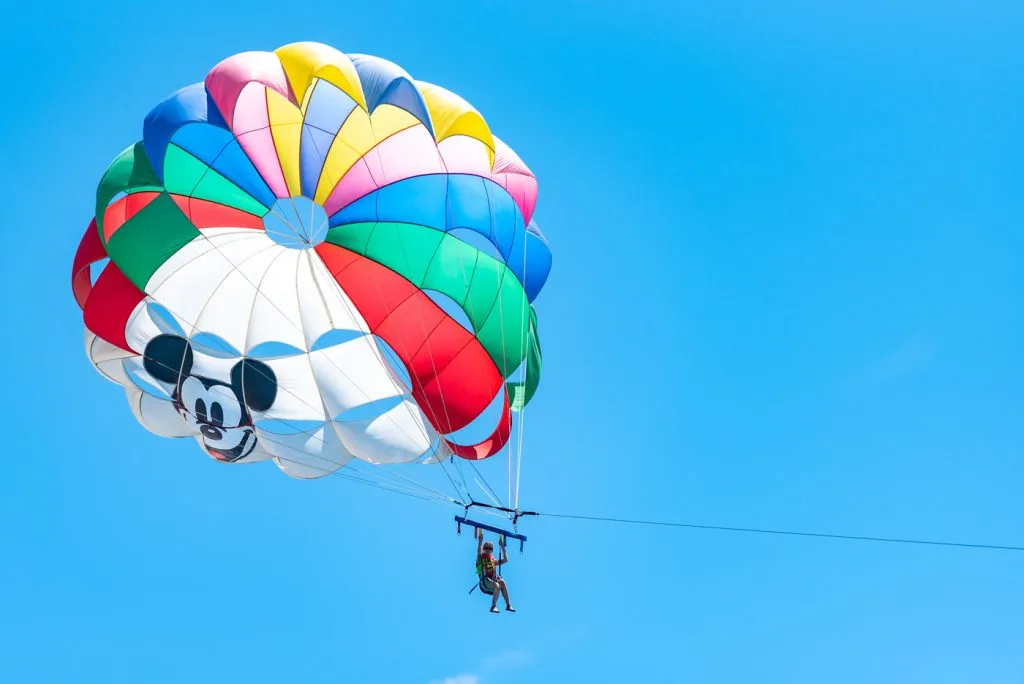 Parachute jump experience